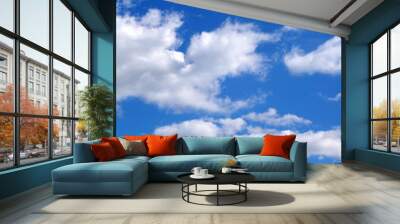 blue sky Wall mural