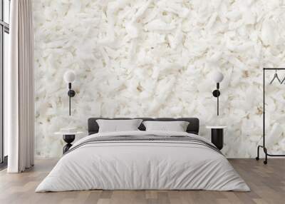 Coconut Flakes Background Wall mural