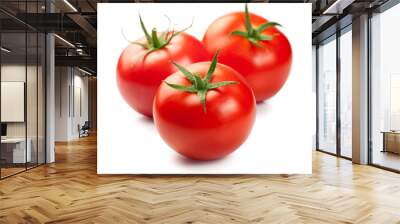 Three Red Tomatoes Wall mural