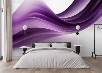 abstract purple wave background, backgrounds  Wall mural