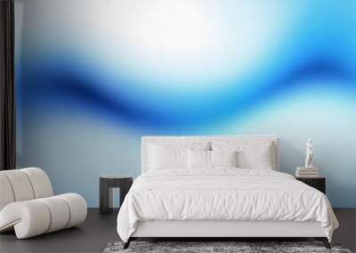 blue blur wave background, abstract background, backgrounds  Wall mural