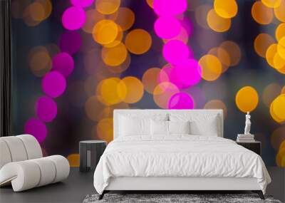 abstract bokeh background Wall mural