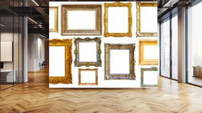 collection of isplated frames Wall mural