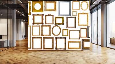 collectrion of calssical art frames Wall mural