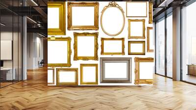 set of isolated frames Wall mural