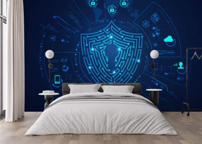 Data Protection Wall mural