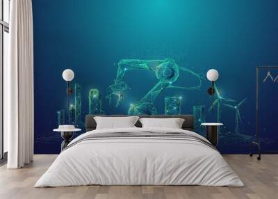 polyIndustry Wall mural