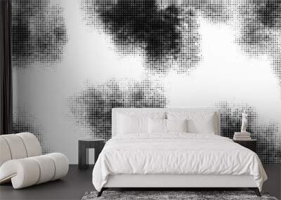 abstract halftone effect background. Vector illustration Wall mural