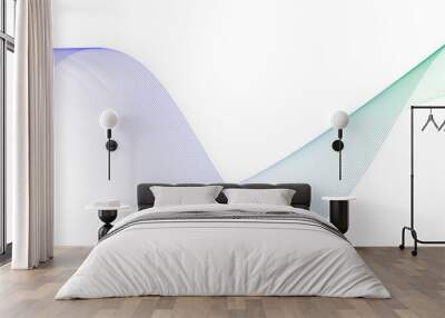 gradient moving lines design element Wall mural