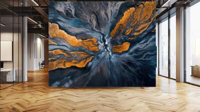 Screen saver background abstract pattern of rivers, running water and natural landscapes

Made with the highest quality generative AI tools Wall mural