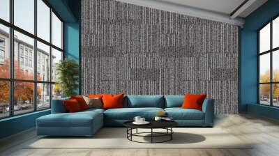 Grey Seamless carpet texture mapping  Wall mural