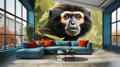 monkey Wall mural