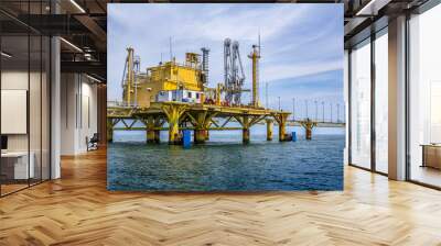 The Petroleum Loading Station in Thai Gulf Wall mural