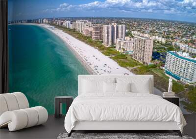 Aerial View of Marco Island, A popular Tourist Town in Florida Wall mural