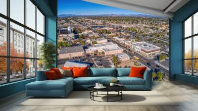 Aerial View of the Phoenix Suburb of Gilbert, Arizona Wall mural