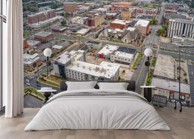 Aerial View of Tuscaloosa, Alabama Wall mural