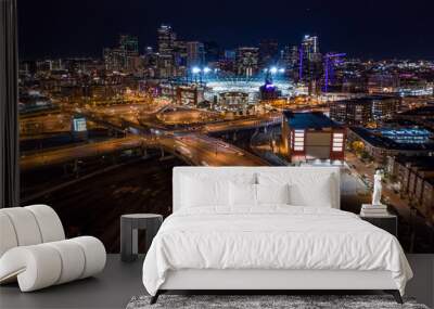 Denver Skyline Wall mural