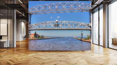 Duluth is a popular Tourist Destination in the Upper Midwest on the Minnesota Shores of Lake Superior Wall mural