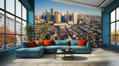 Houston is a major american City in the State of Texas Wall mural