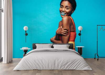 Beautiful and stylish african woman Wall mural