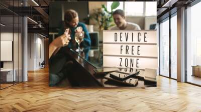 device free hangout party Wall mural