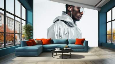 Funky african american man Wall mural