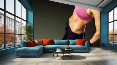 Woman Abs Wall mural