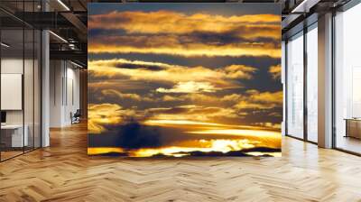 Sunrise Clouds II Wall mural