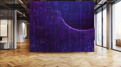 Abstract Particles Background Wall mural