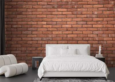 red brick wall texture background Wall mural