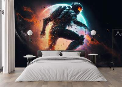 game character, future players, high technology Wall mural