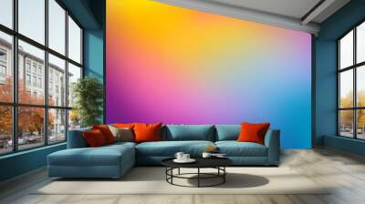 aura grainy gradient background abstract colorful modern wallpaper vibrant rainbow backdrop with grain texture Wall mural