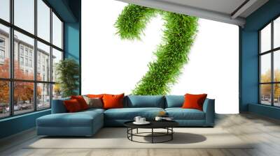 grass number Wall mural