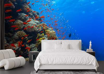 underwater coral reef Wall mural