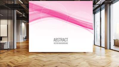 abstract wave vector background Wall mural