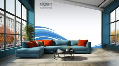 abstract wave vector backgrounds Wall mural