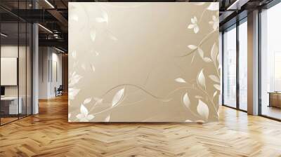 classic PowerPoint background nature theme copy space, Wall mural