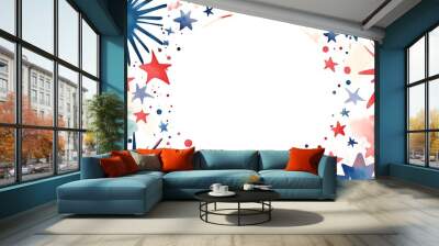 USA independence day background Wall mural