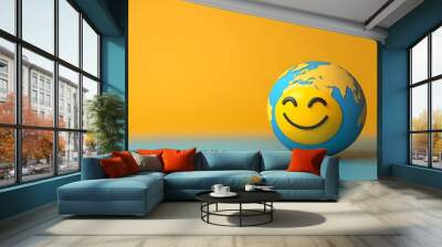 World smile day illustration. Wall mural