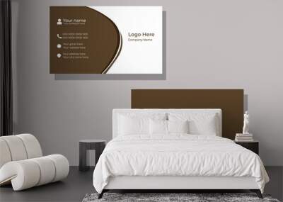 Creative business card Wall mural