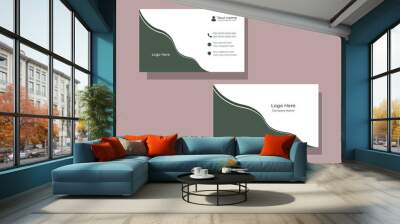 Creative business card Wall mural