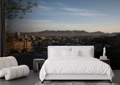 El paso Sky line with mountains in background  Wall mural