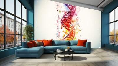 futuristic food protein sequences dna sequences Wall mural