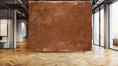 vintage brown book cover. canvas texture. use for background. Wall mural