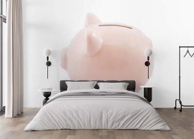 Piggy bank with clipping path Wall mural