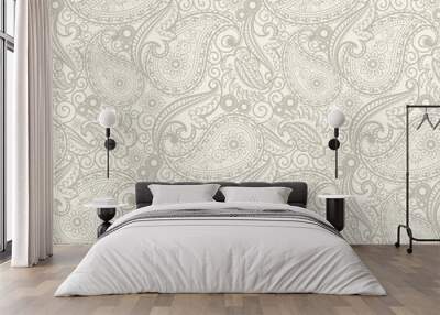 Paisley pattern Wall mural