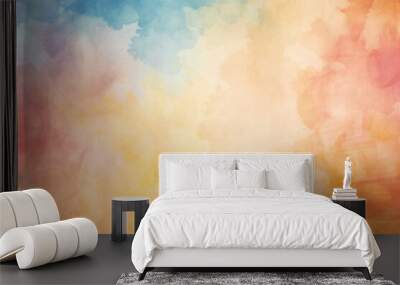 watercolor abstract background Wall mural