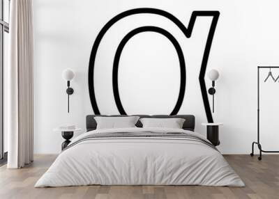 Greek Alphabet : Alpha Wall mural