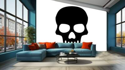 Skull icon trendy Wall mural