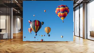 hot air balloons in the sky Wall mural